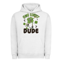 Pigment Lunar Rock one lucky dude Urban Hoodie - MaliasSmallBusiness