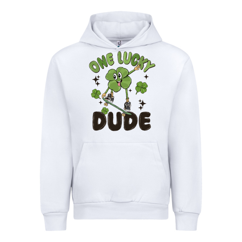 One Lucky Dude Urban Hoodie by MaliasSmallBusiness | Teevron