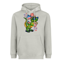 Moon Dust 4th of July T-Rex Heavyweight Hoodie - CowGirlArtShop