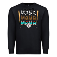 Black baseball mama mama mama Premium Sweatshirt - CowhideDigitalArt
