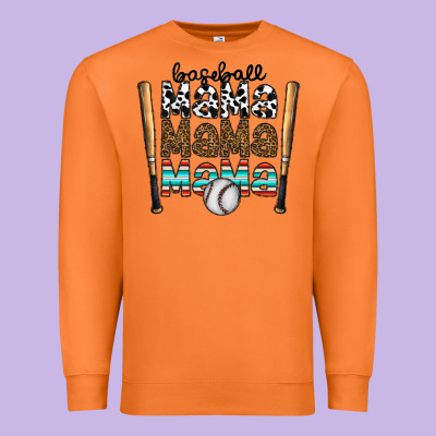 Baseball Mama Mama Mama Premium Sweatshirt Designed By Cowhidedigitalart