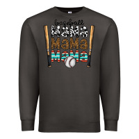 Smoke baseball mama mama mama Premium Sweatshirt - CowhideDigitalArt