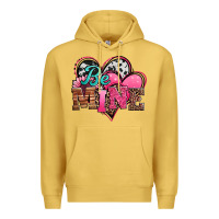 Antique Gold valentines day western hearts be mine Premium Hoodie - Jasminsmagicworld