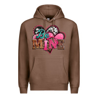 Chestnut valentines day western hearts be mine Premium Hoodie - Jasminsmagicworld