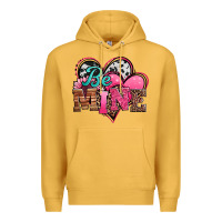 Mustard valentines day western hearts be mine Premium Hoodie - Jasminsmagicworld