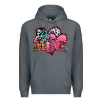 Rock valentines day western hearts be mine Premium Hoodie - Jasminsmagicworld