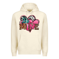 Sandshell valentines day western hearts be mine Premium Hoodie - Jasminsmagicworld