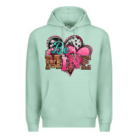 Seafoam valentines day western hearts be mine Premium Hoodie - Jasminsmagicworld