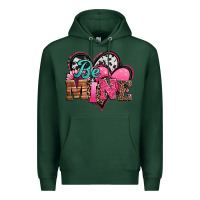 Sports Green valentines day western hearts be mine Premium Hoodie - Jasminsmagicworld