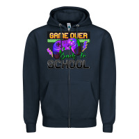 Navy game over back to school Zipper Hoodie - Zillion Design Studio