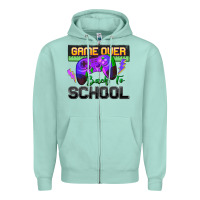 Game Over Back To School Zipper Hoodie | Teevron