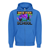True Royal game over back to school Zipper Hoodie - Zillion Design Studio