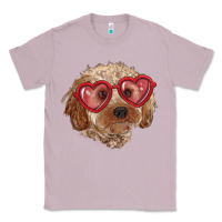 Lilac toy poodle with love glasses Classic Tee - RanaPortraitStore