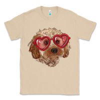 Mushroom toy poodle with love glasses Classic Tee - RanaPortraitStore