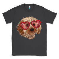 Smoke toy poodle with love glasses Classic Tee - RanaPortraitStore