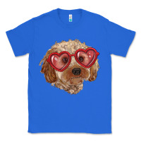 True Royal toy poodle with love glasses Classic Tee - RanaPortraitStore