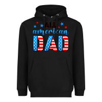 Black All American dad Heavyweight Hoodie - Neo Western