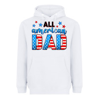 White All American dad Heavyweight Hoodie - Neo Western