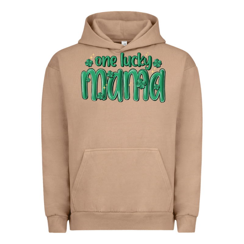 One Lucky Mama Urban Hoodie by MaliasSmallBusiness | Teevron
