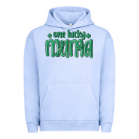 Pigment Grape Ice one lucky mama Urban Hoodie - MaliasSmallBusiness