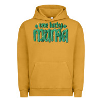 Pigment Peanut Butter one lucky mama Urban Hoodie - MaliasSmallBusiness