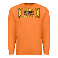 Carrot leopard softball mom 16oz libbey glass Premium Sweatshirt - HRA Design Shop