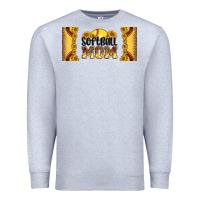 Heather Grey leopard softball mom 16oz libbey glass Premium Sweatshirt - HRA Design Shop