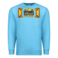 Ocean Blue leopard softball mom 16oz libbey glass Premium Sweatshirt - HRA Design Shop