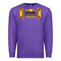 Purple leopard softball mom 16oz libbey glass Premium Sweatshirt - HRA Design Shop