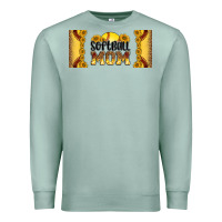 Seafoam leopard softball mom 16oz libbey glass Premium Sweatshirt - HRA Design Shop