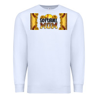 White leopard softball mom 16oz libbey glass Premium Sweatshirt - HRA Design Shop