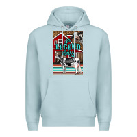 Blue Mist Western So Legend Dairy Holstein Cow Premium Hoodie - LillyAllenDesigns