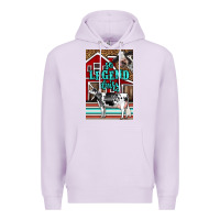 Lilac Western So Legend Dairy Holstein Cow Premium Hoodie - LillyAllenDesigns
