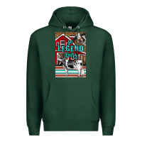 Sports Green Western So Legend Dairy Holstein Cow Premium Hoodie - LillyAllenDesigns