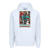 White Western So Legend Dairy Holstein Cow Premium Hoodie - LillyAllenDesigns