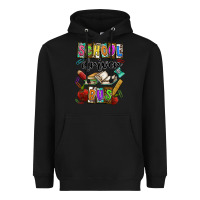 Black School driver bus Heavyweight Hoodie - CowhideDigitalArt