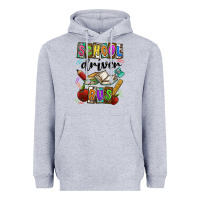 Heather Grey School driver bus Heavyweight Hoodie - CowhideDigitalArt
