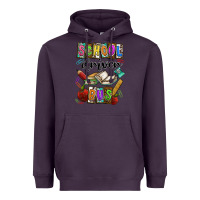 Plum School driver bus Heavyweight Hoodie - CowhideDigitalArt