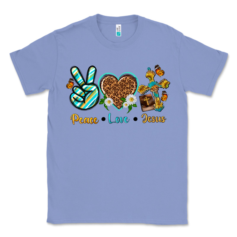 Peace Love Jesus Classic Tee by texasbilliewilder | Teevron