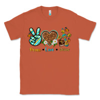Copper peace love jesus Classic Tee - texasbilliewilder