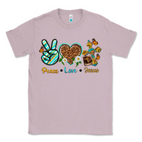 Lilac peace love jesus Classic Tee - texasbilliewilder
