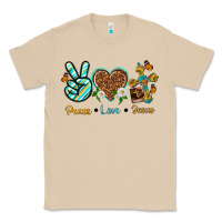 Mushroom peace love jesus Classic Tee - texasbilliewilder