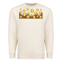 Sandshell leopard softball 16oz libbey glass Premium Sweatshirt - HRA Design Shop