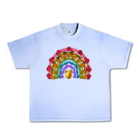 Grape Ice easter and spring with flowers carrots butterfly and sunflower rainbow Urban Heavy Tee - Artiststas