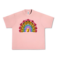 Salmon easter and spring with flowers carrots butterfly and sunflower rainbow Urban Heavy Tee - Artiststas