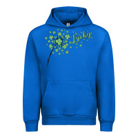 Cobalt four leaf clover Urban Hoodie - MaliasSmallBusiness