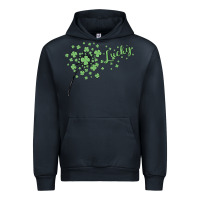 Navy four leaf clover Urban Hoodie - MaliasSmallBusiness