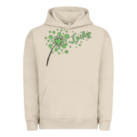 Pigment French Oak four leaf clover Urban Hoodie - MaliasSmallBusiness