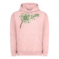 Pigment Salmon four leaf clover Urban Hoodie - MaliasSmallBusiness