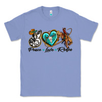 Colony Blue peace love rodeo Classic Tee - texasbilliewilder